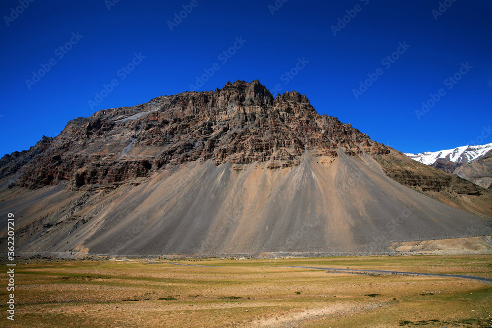 Beautiful scenic view of the Himalayan range at spiti valley, Himachal Pradesh. Beautiful scenic view of the Himalayan range at spiti valley, Himachal Pradesh.