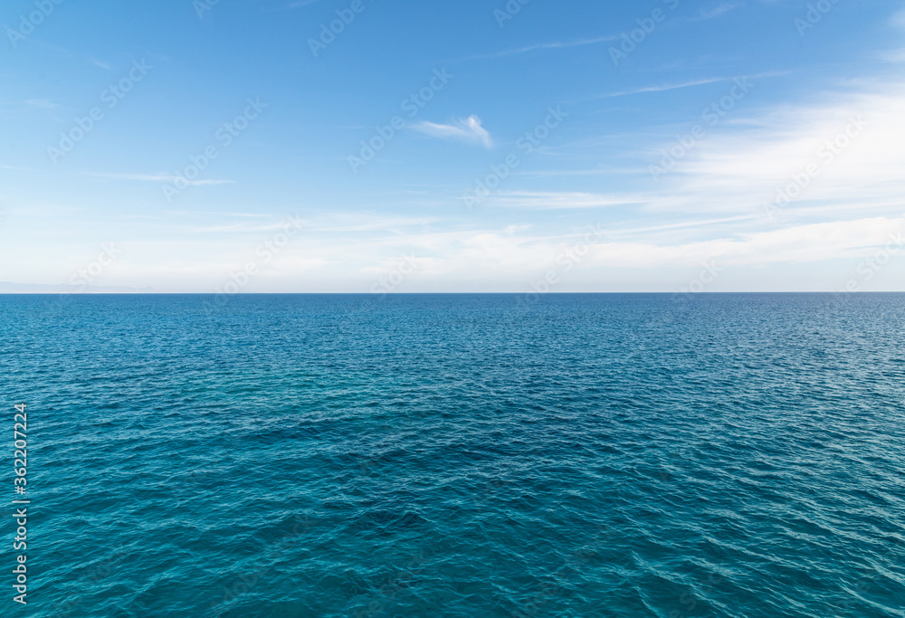 Obraz premium The Beautiful landscape with the Mediterranean Sea