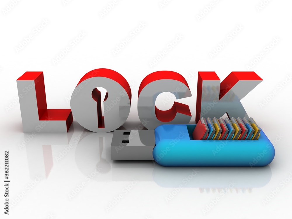 3d rendering folders in Pendriver protection lock 3d rendering folders in Pendriver protection lock