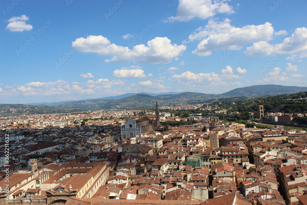 panorama of florence italy
