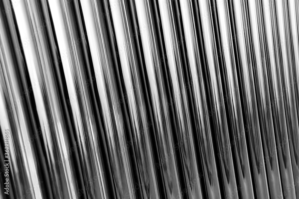 Fototapeta premium Background of steel tubes diagonally as a textured background
