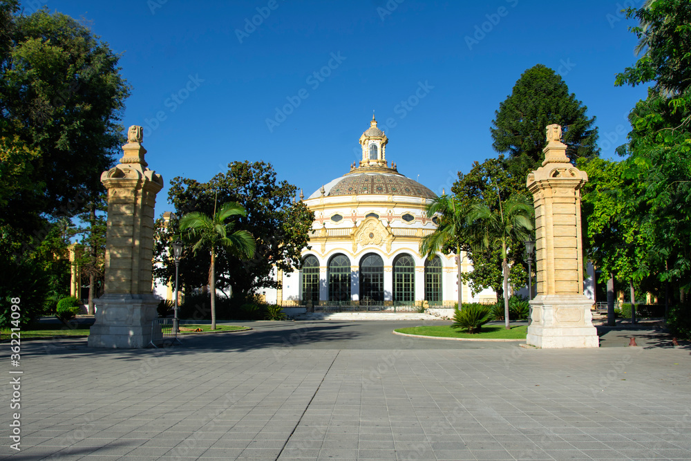 El Casino de la Exposición, uno de los principales centros culturales de la ciudad, albergó el Pabellón de Sevilla de la Exposición Iberoamericana de 1929, Sevilla, Andalucía, España