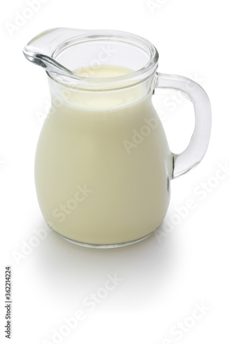 buttermilk isolated on white background