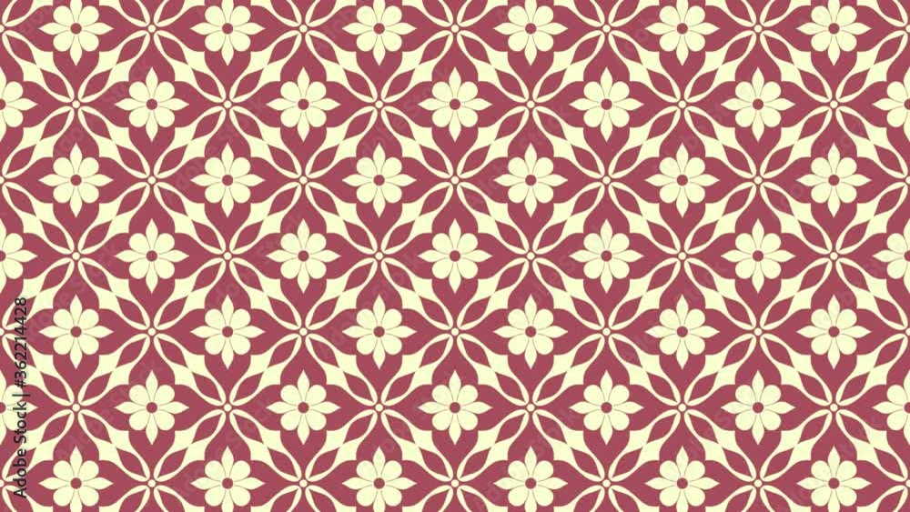 Floral seamless pattern loop animation. Endless video background. Vertical repeating. Floral seamless pattern loop animation. Endless video background. Vertical repeating.