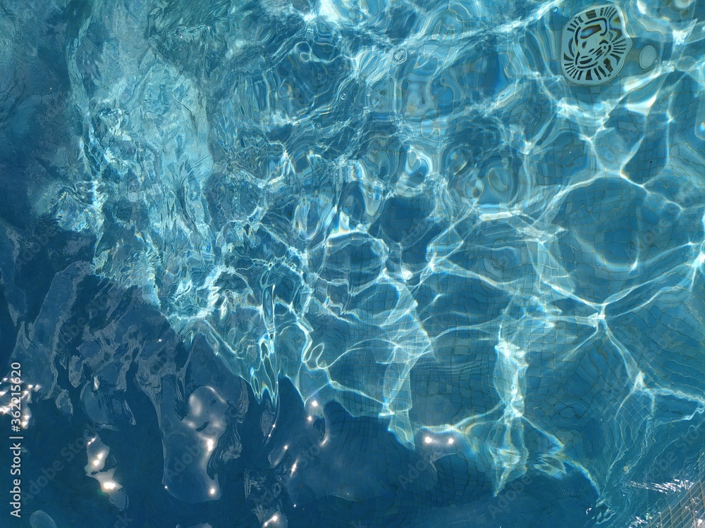 Obraz premium blue water surface