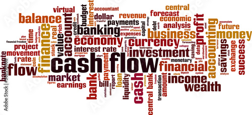 Cash flow word cloud
