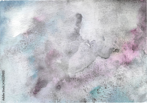 misty cold dark abstract painting background watercolor