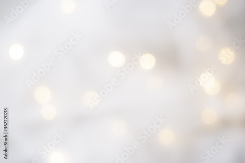 White bokeh background Christmas overlay 