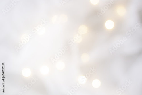 White bokeh background Christmas overlay 