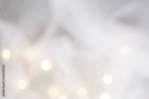 White bokeh background Christmas overlay 