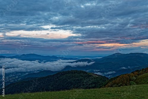 coucher de soleil dans les Vosges © Olympixel