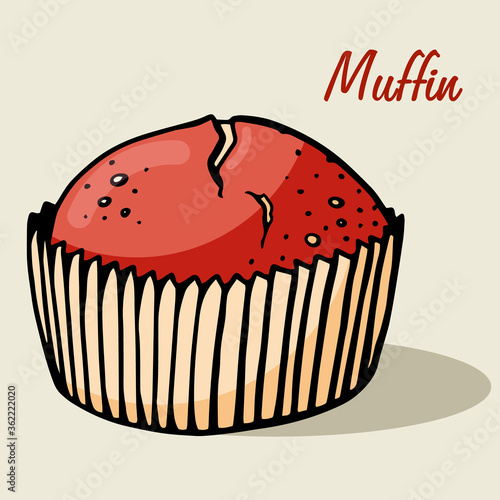 Cupcake collection with different flavors
