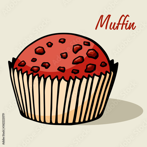 Cupcake collection with different flavors
