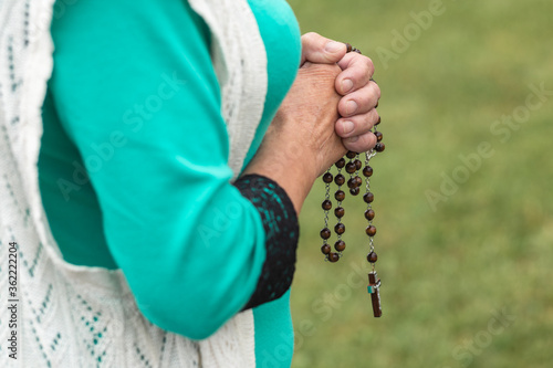 Budslav, agro-town in Myadel district of Minsk region / Belarus - 06-02-2020: annual celebration in honor of the Budslav icon of the Mother of God.  Church of the Assumption of the Blessed Virgin Mary photo