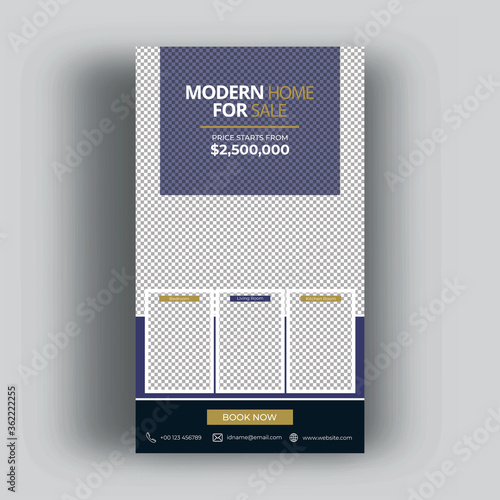 Real Estate Instagram Story template