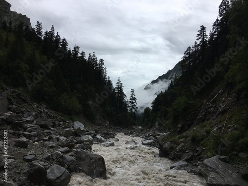 high mountain landscape