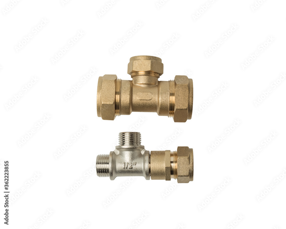 Tees for connecting a corrugated stainless steel pipe system Tees for connecting a corrugated stainless steel pipe system