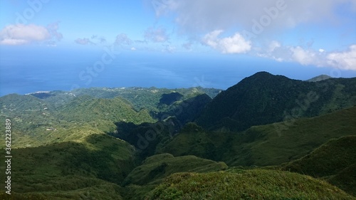 Vue de la Martinique de la Pelée