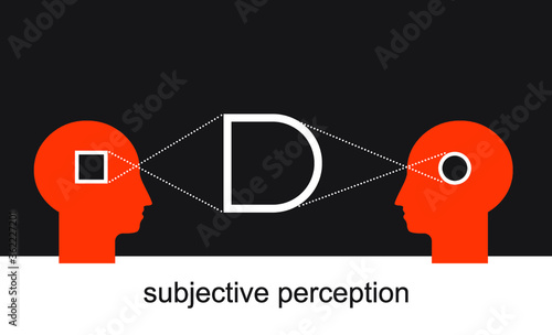 two sides of the story, subjective visual experience