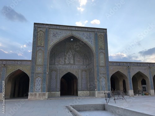 entrance to the mosque