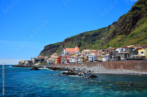 Paul do Mar, a beautiful small town at Madeira. Portugal.
