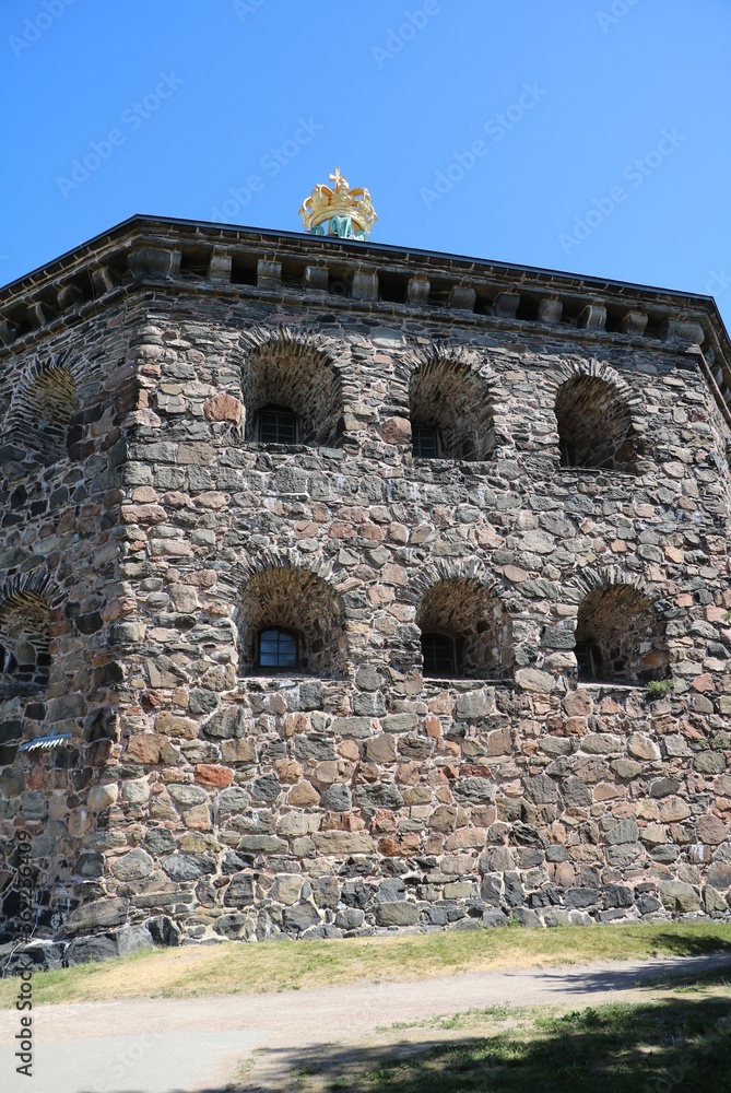 Fortress Skansen Kronan at Risåsberget in Gothenburg, Sweden