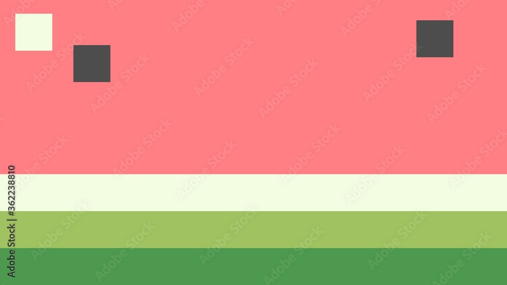 Fototapeta premium Watermelon on green background. Fresh fruit. Juice