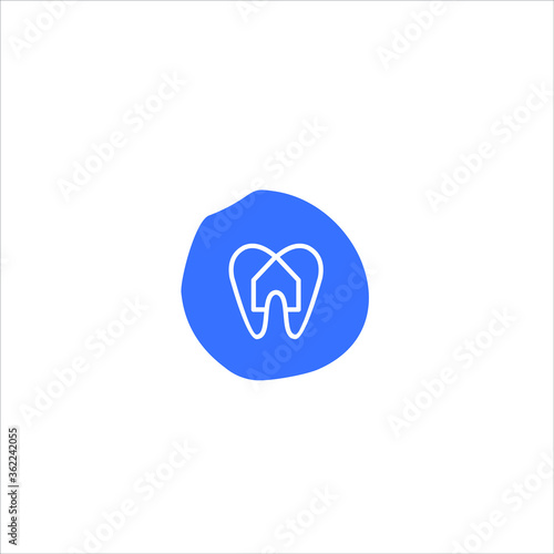 Creative dental illustration. good for dental companies, dentists, dental care products etc.