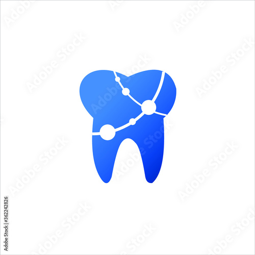 Creative dental illustration. good for dental companies, dentists, dental care products etc.