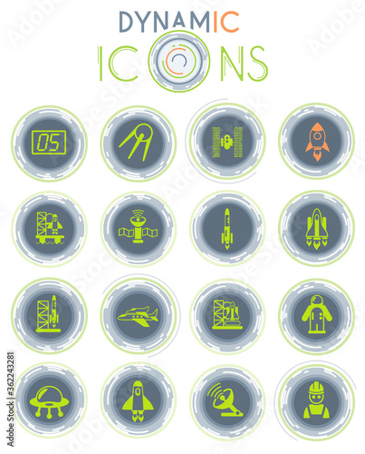 spacecrafts dynamic icons