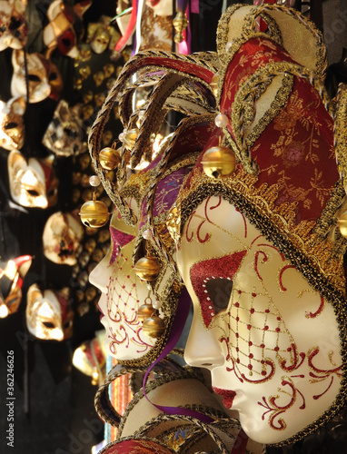 Mascara de carnaval en Venecia