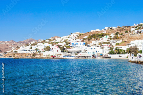 Mykonos city harbour, Greece