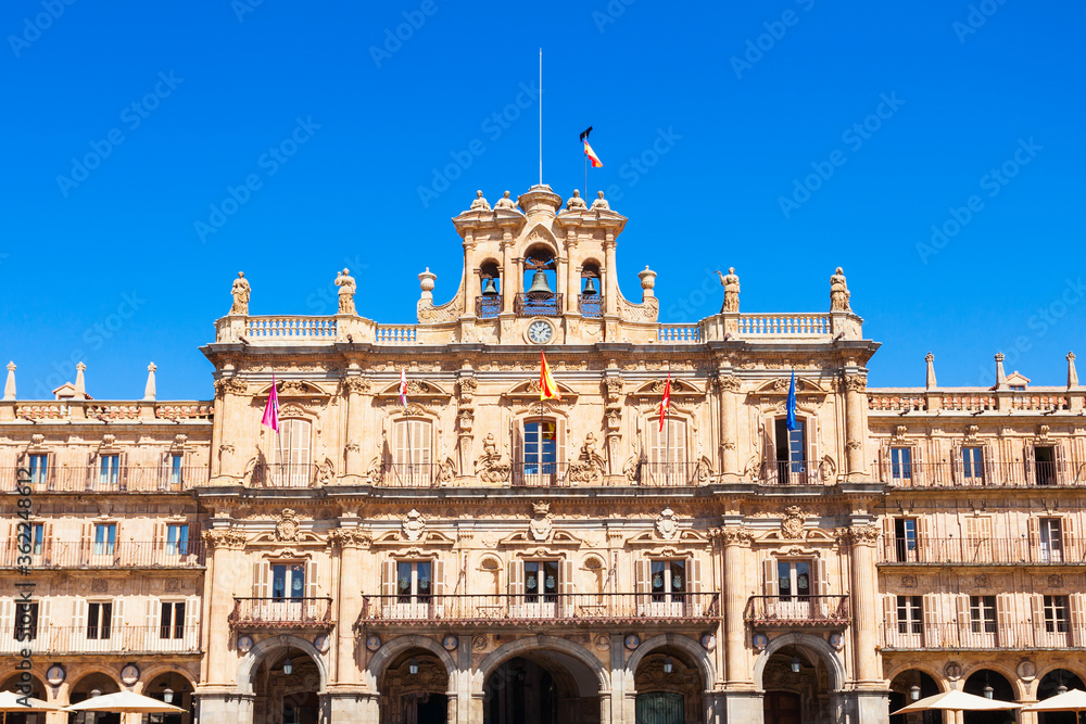 Town Hall at Plaza Mayor, Salamanca