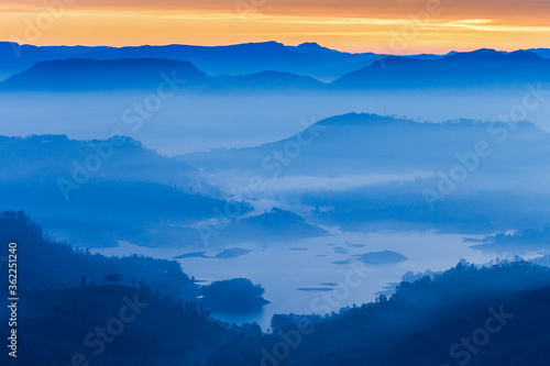 Adams Peak sunrise view © saiko3p
