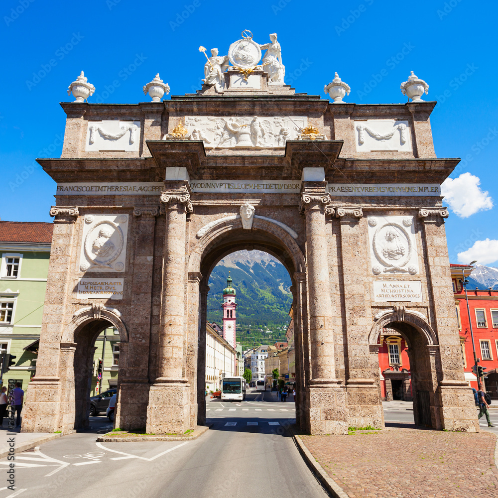 Triumphpforte Gate in Innsbruck, Austria
