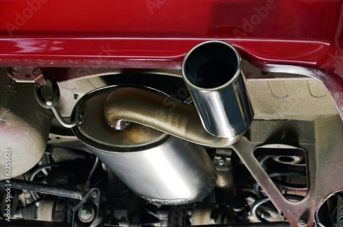 Fotografie New generation of sportive mufflers