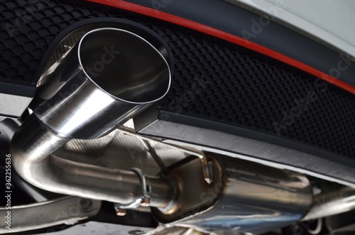 Fotografie New generation of sportive mufflers