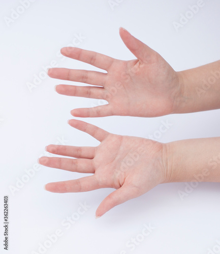 female open hands 