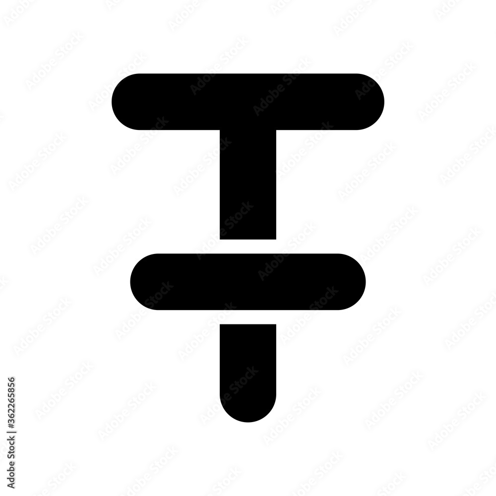Strike text icon - vector illustration . strike through, font, typography, format, icons . Strike text icon - vector illustration . strike through, font, typography, format, icons .