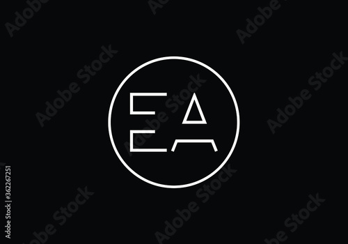 Free Download E A Initial Letter Logo design, Graphic Alphabet Symbol for Corporate Business Identity - GFXLoad