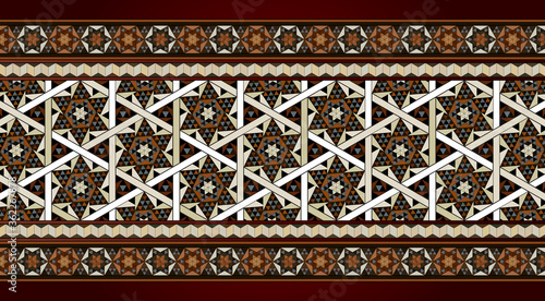 Antiquity Artisan Handmade Luxurious Wooden Mosaic Pattern