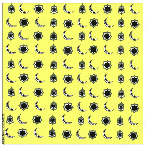 seamless background with yellow flowers