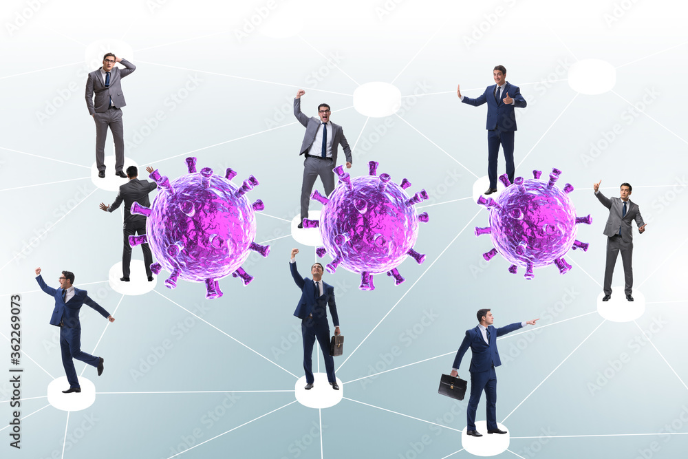Concept of social distancing in covid-19 pandemic world Concept of social distancing in covid-19 pandemic world