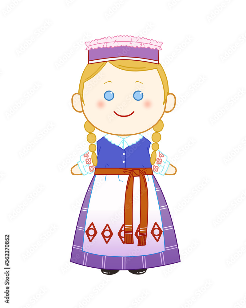 リトアニア　民族衣装　マルシュキニアイ