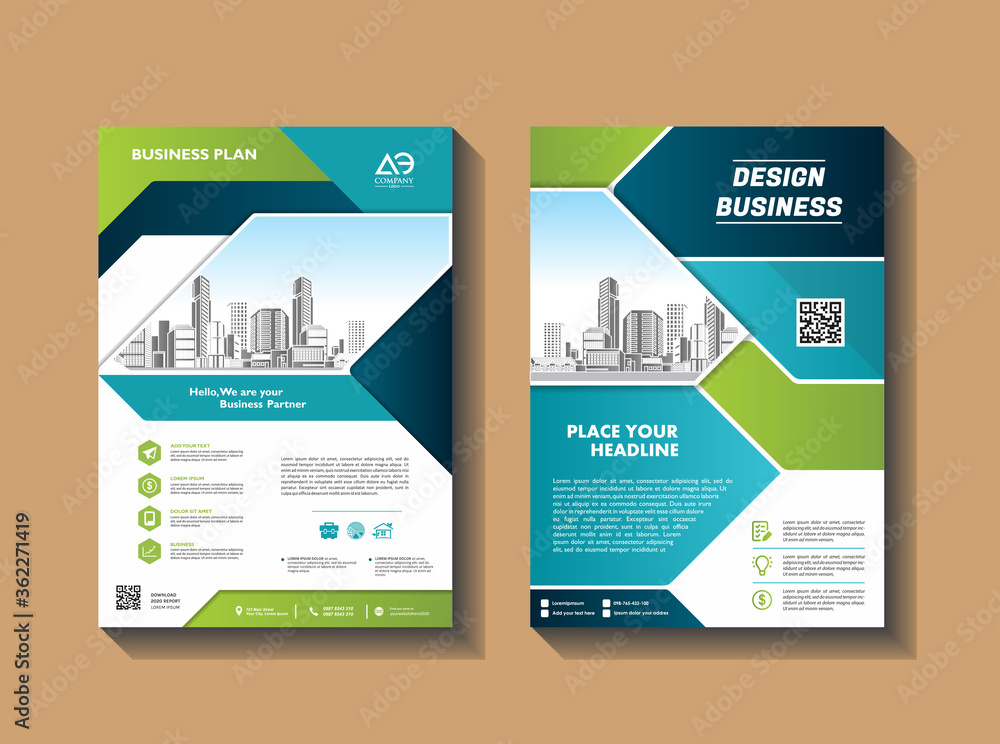 Brochure design, cover modern layout, annual report, poster, flyer in A4 with colorful geometric shapes for tech, science, market with light background Brochure design, cover modern layout, annual report, poster, flyer in A4 with colorful geometric shapes for tech, science, market with light background