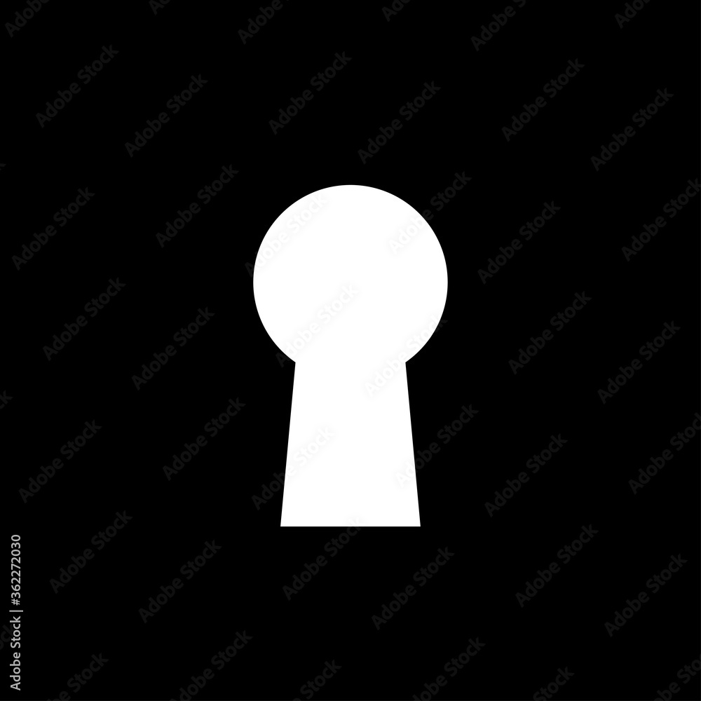 key hole icon vector symbol template key hole icon vector symbol template