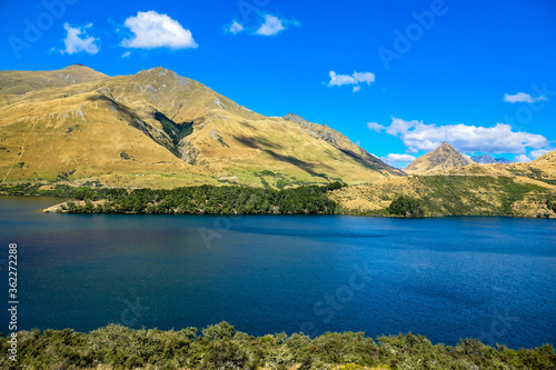 Stunning East View from Moke Lake Loop Track, Moke Lake, Otago, South Island, New Zealand