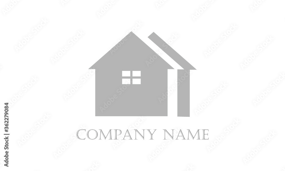 Grey House Vector Grey House Vector