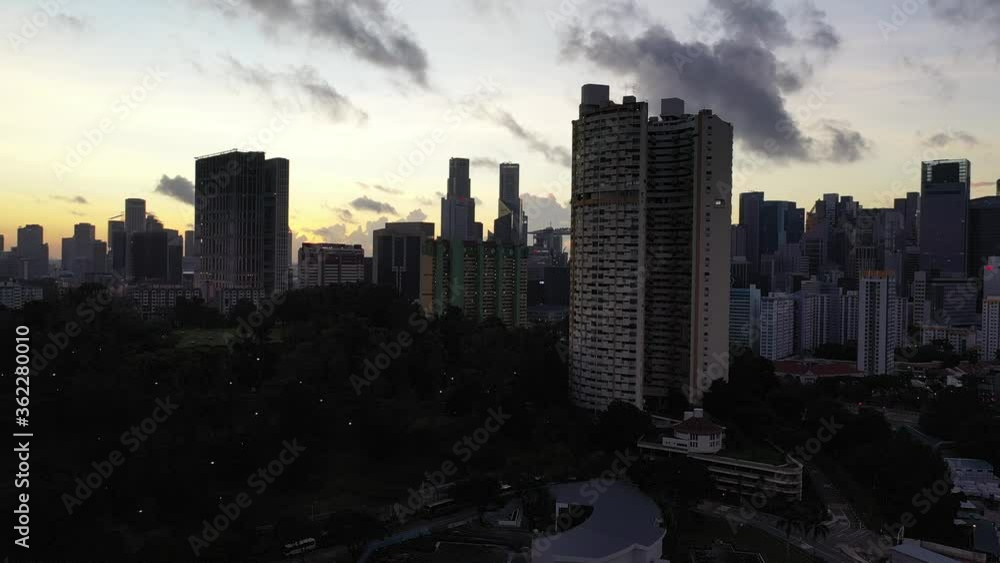 Singapore, May 04/2019 4k aerial of China town during sunrise at look from PEARL BANK APARTMENT near station
Singapore, May 04/2019 4k aerial of China town during sunrise at look from PEARL BANK APARTMENT near station