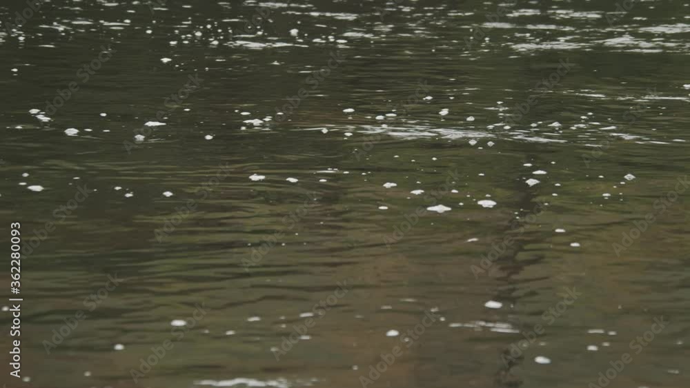 close up of gently rippling river water close up of gently rippling river water